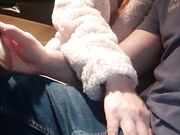 Redhead Babe Sucks Off Driver to Pay for Taxi Ride