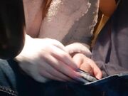 Redhead Babe Sucks Off Driver to Pay for Taxi Ride