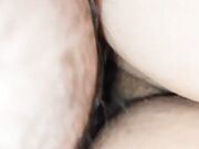 Pregnant BBW with Big Tits Takes a Creampie from a Big Cock