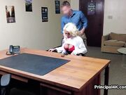Mature chemistry teacher rides dick