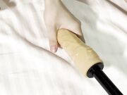 Photographer's POV: Hardcore Sex Machine Session with Bound Solo Female