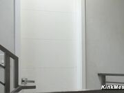 Boss ties up and rough fucks maid