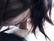 German Teen Amateur Gives POV Blowjob