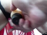 Blonde Russian MILF Squirts on Webcam