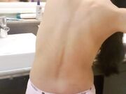 Daniela Duran naked in bathroom getting ready to shoot her sex scene livestream onlyfans