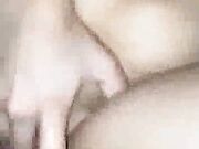 Brunette housewife takes a big black dick in her ass