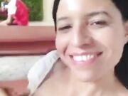 Daniela Duran livestreaming onlyfans naked webcam while working from home