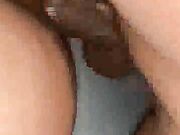 White girl gets blacked and submits to BBC while her husband