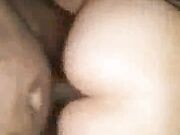 Sexy wife gets creampie from large BBC dick