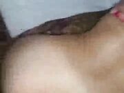 Sexy wife gets creampie from large BBC dick