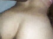 Sexy wife gets creampie from large BBC dick