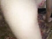 Sexy wife gets creampie from large BBC dick