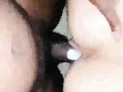 Getting fucked by a BBC in front of my cuckold