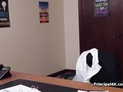 Big chested wife makes principal horny