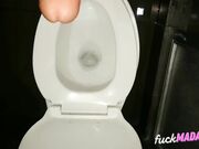 Big-Titted Asian MILF's Rough Blowjob Before Work