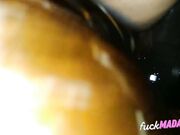 Big-Titted Asian MILF's Rough Blowjob Before Work