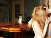 Redhead Babe Sucks My Big Cock in the Morning!