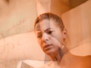 Big-Titted Teen Has First Orgasm on Vibrating Washing Machine