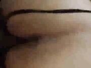 Young Sexy Ebony gets creamy on BBC doggystyle