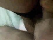 Young Sexy Ebony gets creamy on BBC doggystyle