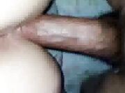 Wife has big orgasm with black bull while husband watches