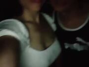 Daniela Duran making out with her onlyfans performance partner