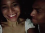 Daniela Duran making out with her onlyfans performance partner