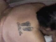 blonde wife gets a hard fuck and creamed missionary by bbc