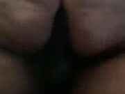 A nympho wife goes wild with 2 black cock