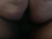 A nympho wife goes wild with 2 black cock