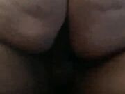 A nympho wife goes wild with 2 black cock