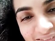 Horny amateur Indian stripping nude on webcam fingering pussy