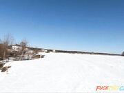 Nude Skiing Teen on Webcam