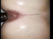 BBW Amateur with Huge pussy in BBC Interracial Video