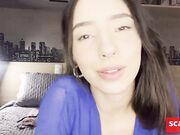 Latin Teen Babe Plays with Sex Toy on Webcam - Part 1