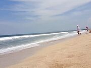 Sandy's Public Beach Adventure: BDSM, Toys & POV Fun!