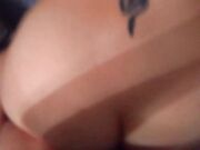 Hardcore Deep Strokes on a Big Ass Tattooed Amateur
