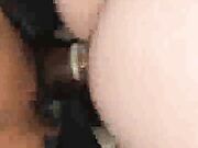 Blonde DP By Interracial BBC Anal Fucking Moment