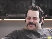 Cuck guy watching wife deepthroating bbc