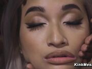 Lesbian spanking and face sitting