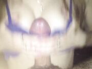 Blonde Teen's Busty Handjob