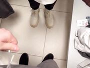 Public Fitting Room Blowjob - Almost Caught, Almost Got Away