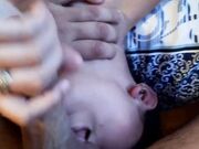 Hot Amateur Girl Plays with Vibrator, Gives BJ, Gets Facial