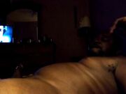 Sucking My Man's Big Black Cock Until He Kneels