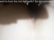 Cheating hotwife waits for her BF to leave