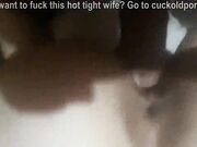 Cheating hotwife waits for her BF to leave