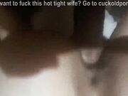 Cheating hotwife waits for her BF to leave