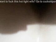 Cheating hotwife waits for her BF to leave