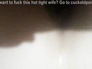 Cheating hotwife waits for her BF to leave