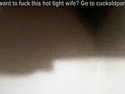 Cheating hotwife waits for her BF to leave